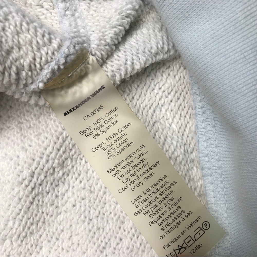 Alexander Wang Baby Blue Crew Neck Sweater View 5